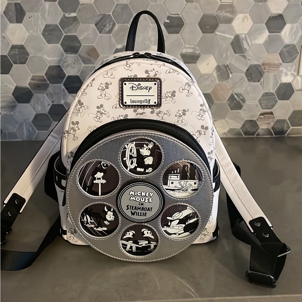 Loungefly Disney 100 Steamboat Willie backpack